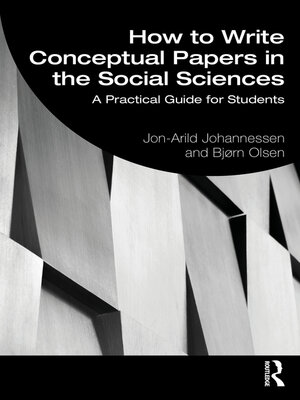 cover image of How to Write Conceptual Papers in the Social Sciences